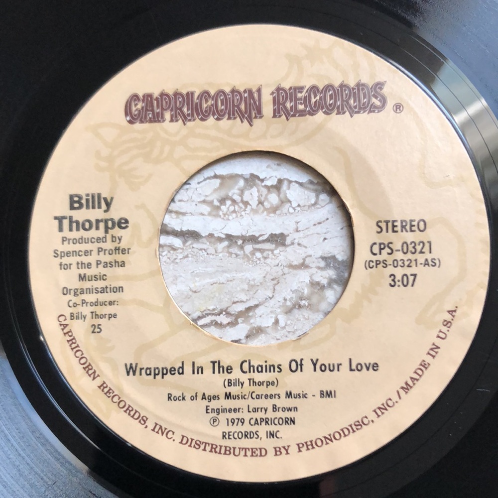 Billy Thorpe Children Of The Sun Vinyl 45 Record '79